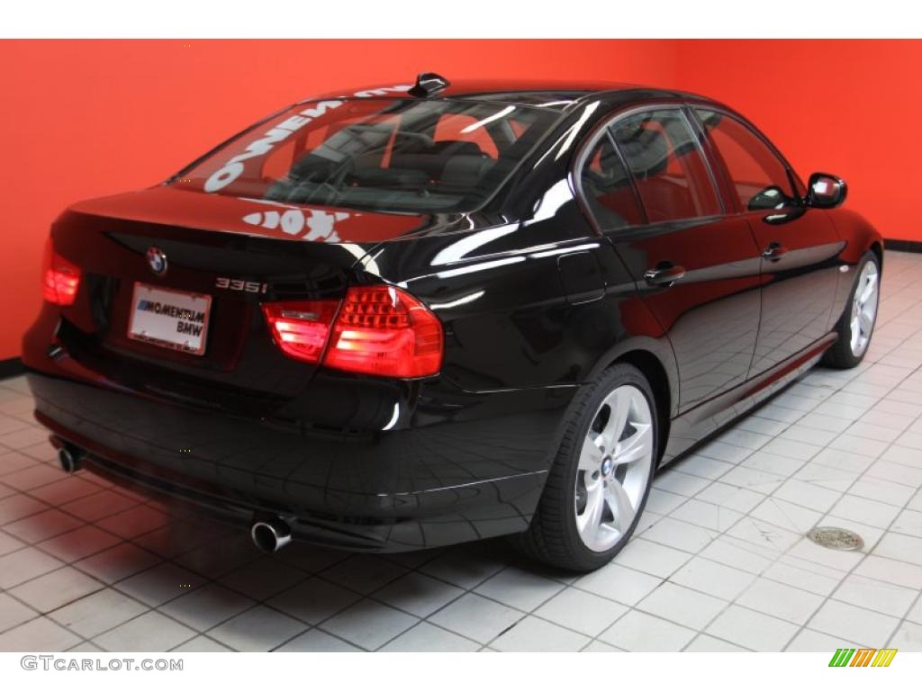 2011 3 Series 335i Sedan - Jet Black / Black photo #3