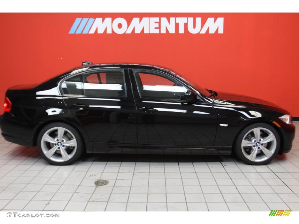 2011 3 Series 335i Sedan - Jet Black / Black photo #4