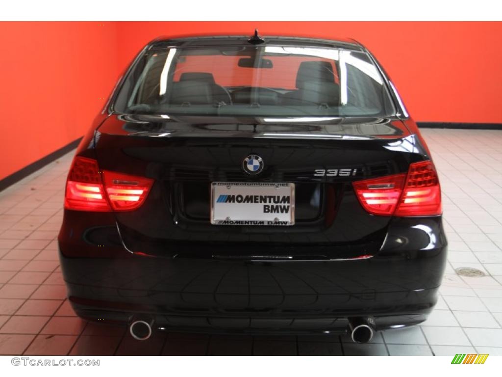 2011 3 Series 335i Sedan - Jet Black / Black photo #17