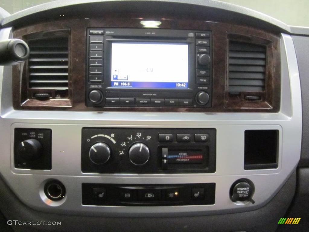2009 Dodge Ram 2500 Laramie Mega Cab 4x4 Controls Photo #43604653