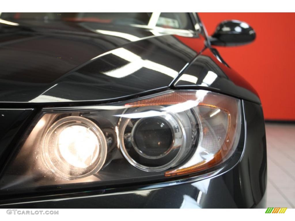 2008 3 Series 328i Sedan - Black Sapphire Metallic / Beige photo #26