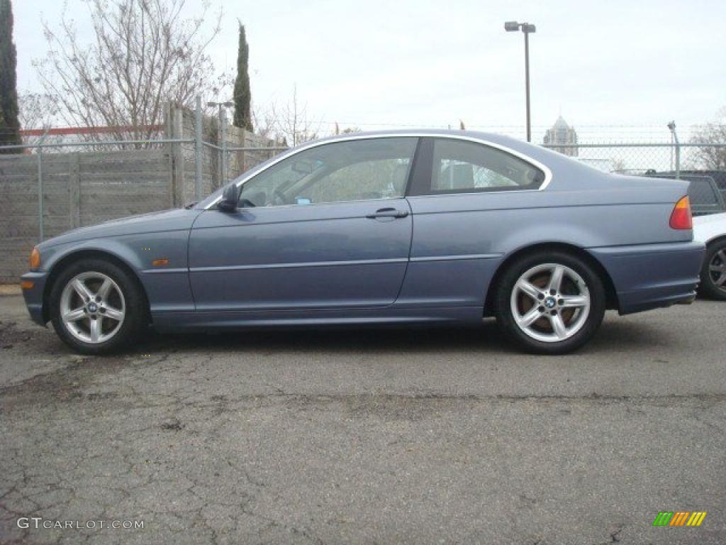 Steel Blue Metallic 2001 BMW 3 Series 325i Coupe Exterior Photo #43607525