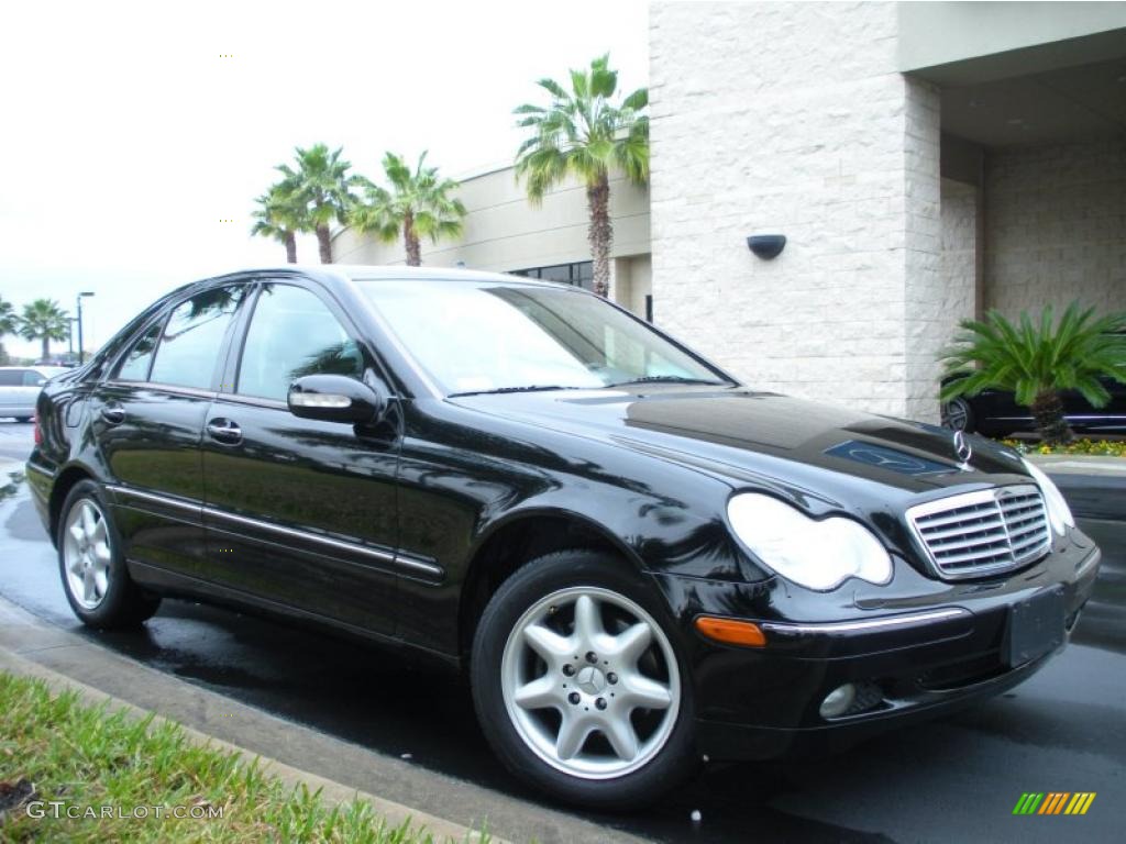 Black 2001 Mercedes-Benz C 240 Sedan Exterior Photo #43608865