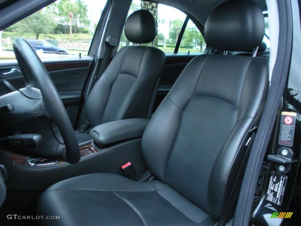 Charcoal Black Interior 2001 Mercedes-Benz C 240 Sedan Photo #43608997