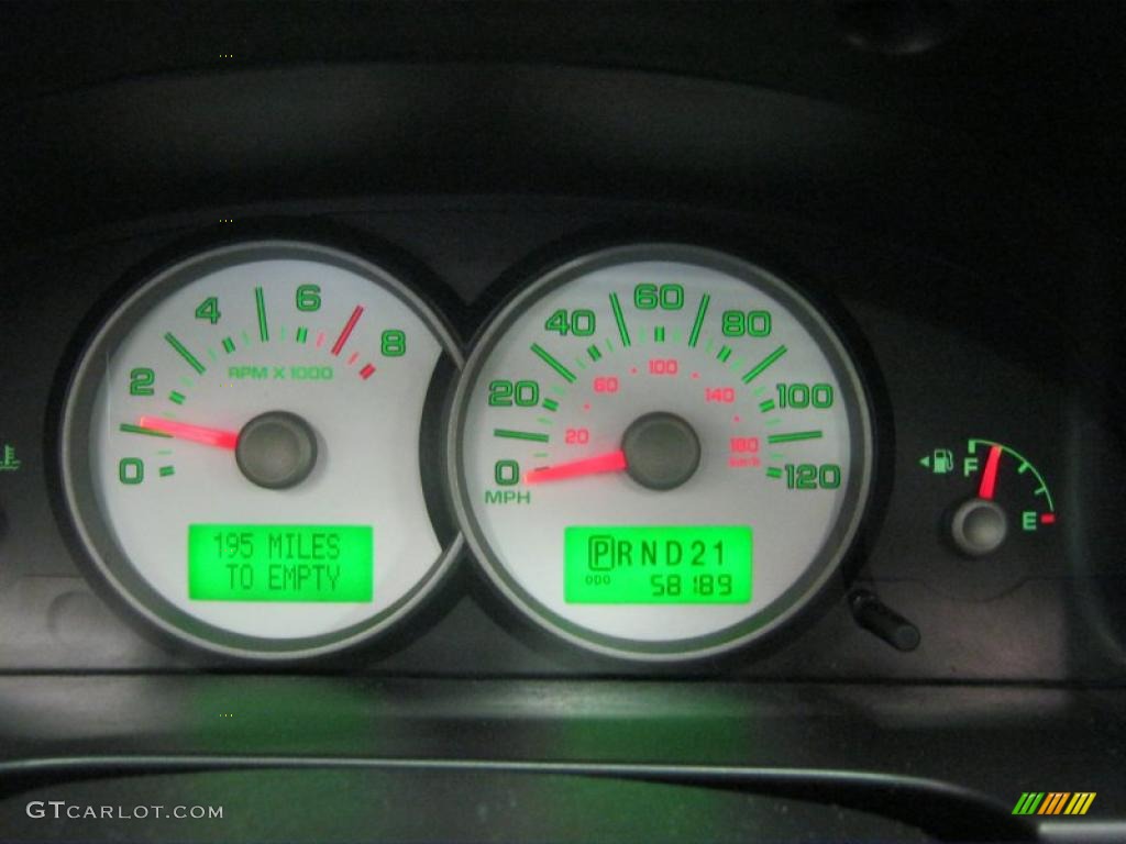 2005 Ford Escape Limited 4WD Gauges Photo #43611382