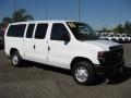 Oxford White 2008 Ford E Series Van E350 Super Duty XL Passenger
