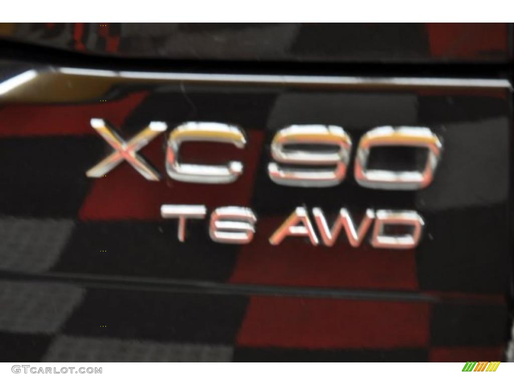 2003 XC90 T6 AWD - Black / Taupe/Light Taupe photo #5