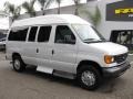 Oxford White 2004 Ford E Series Van E250 Passenger Conversion