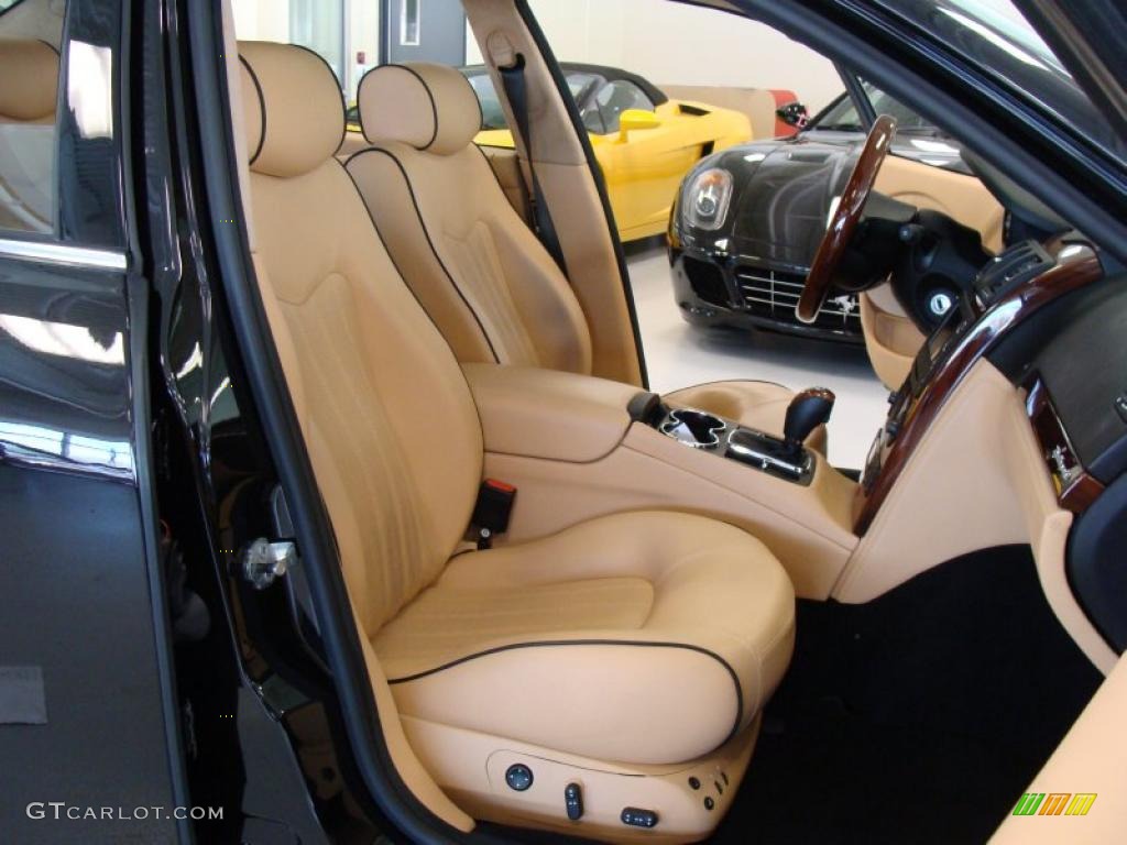 Beige Interior 2007 Maserati Quattroporte Standard Quattroporte Model Photo #43615024
