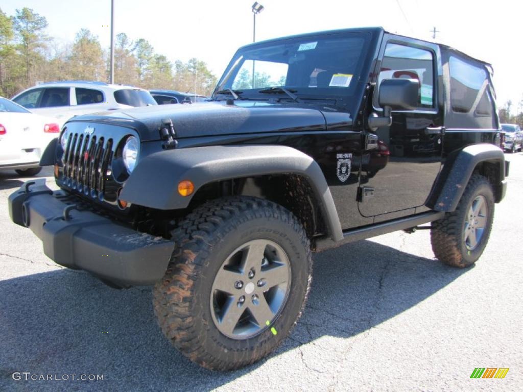 Black 2011 Jeep Wrangler Call of Duty: Black Ops Edition 4x4 Exterior Photo #43619049