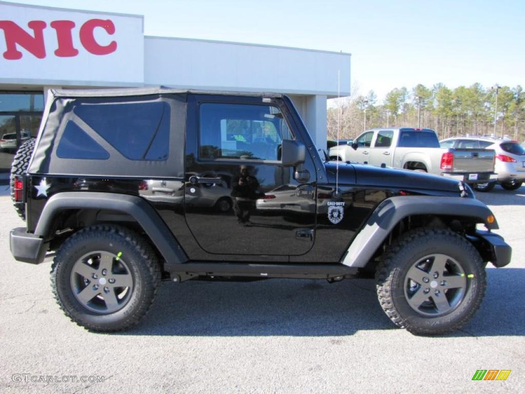 Black 2011 Jeep Wrangler Call of Duty: Black Ops Edition 4x4 Exterior Photo #43619111