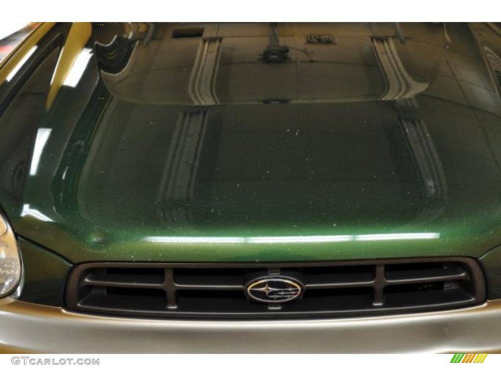 2003 Impreza Outback Sport Wagon - Savanna Green Metallic / Gray photo #18