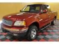 1999 Toreador Red Metallic Ford F150 XLT Extended Cab 4x4  photo #2