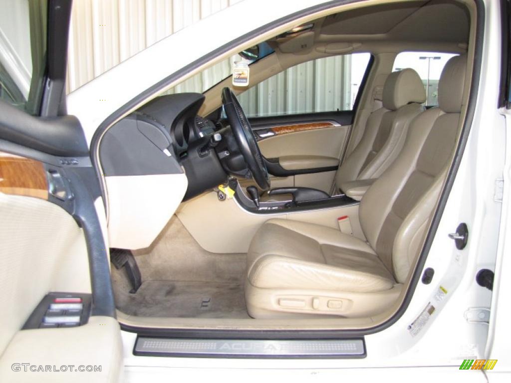 2004 TL 3.2 - White Diamond Pearl / Camel photo #8