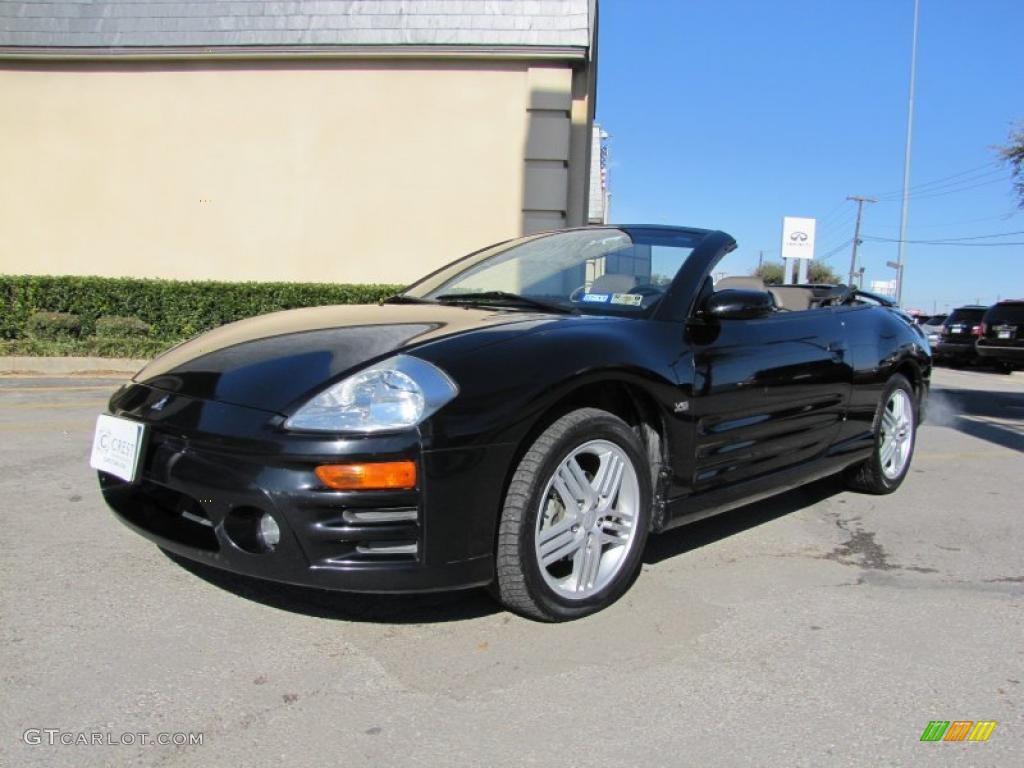 2003 Eclipse Spyder GTS - Kalapana Black / Sand Blast photo #3