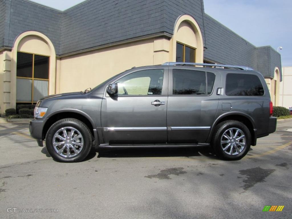 Silver Graphite 2010 Infiniti QX 56 4WD Exterior Photo #43622536