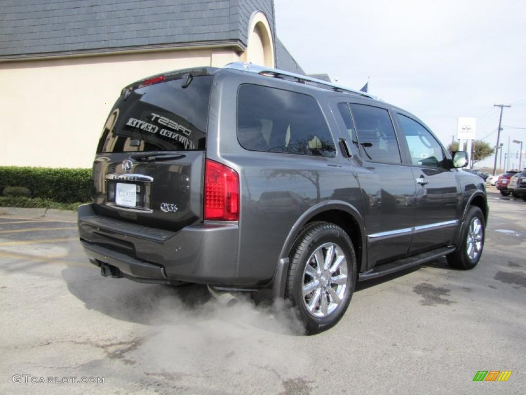 2010 QX 56 4WD - Silver Graphite / Graphite photo #6