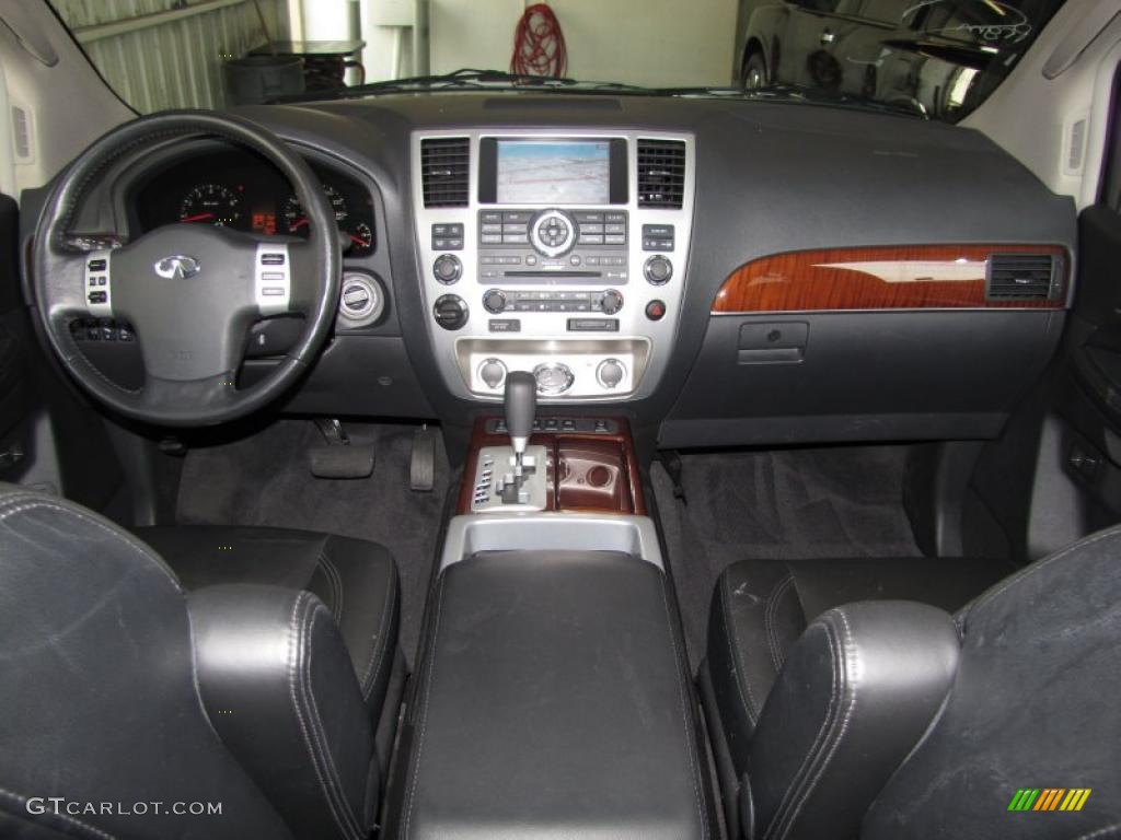 2010 Infiniti QX 56 4WD Graphite Dashboard Photo #43622624