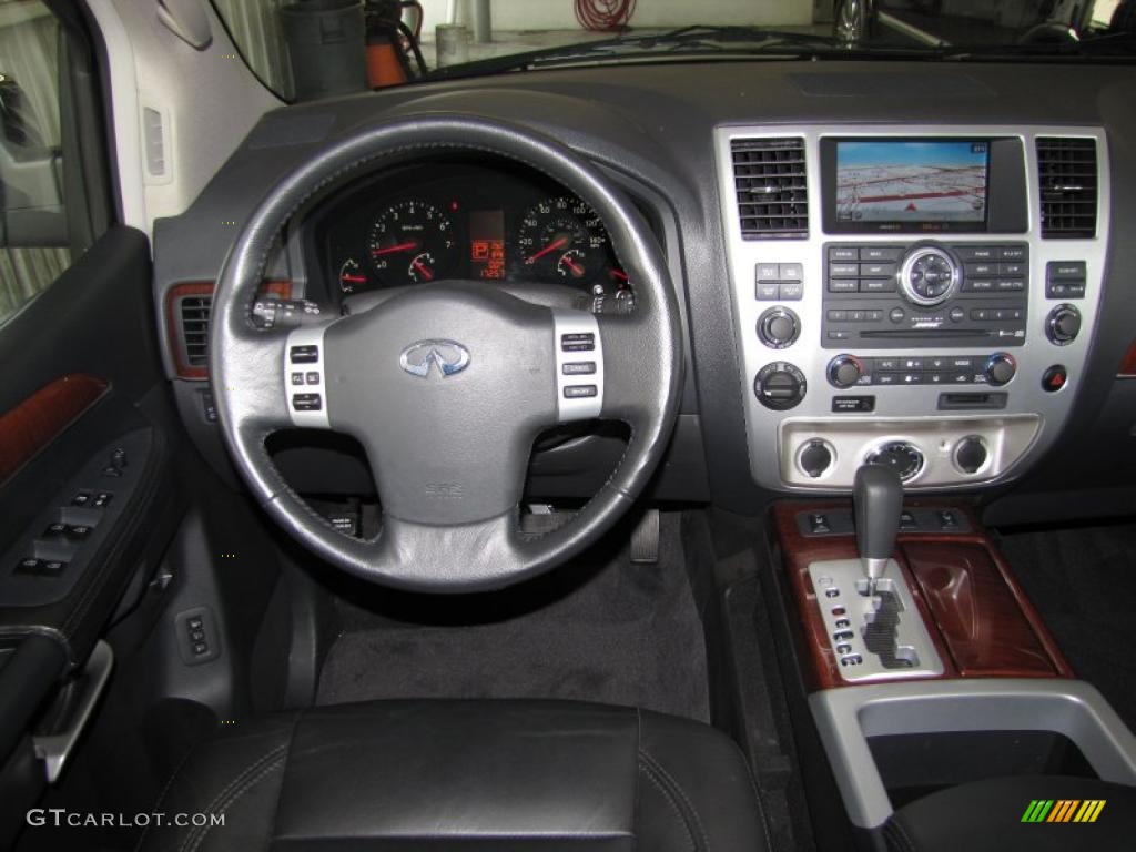 2010 Infiniti QX 56 4WD Graphite Dashboard Photo #43622636