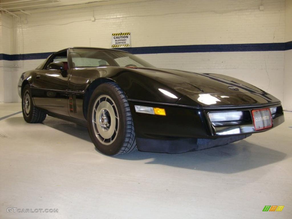 Black 1985 Chevrolet Corvette Coupe Exterior Photo #43625412
