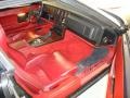 Carmine Red Interior Photo for 1985 Chevrolet Corvette #43625544