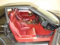 Carmine Red Interior Photo for 1985 Chevrolet Corvette #43625564
