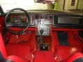 1985 Chevrolet Corvette Carmine Red Interior Dashboard Photo