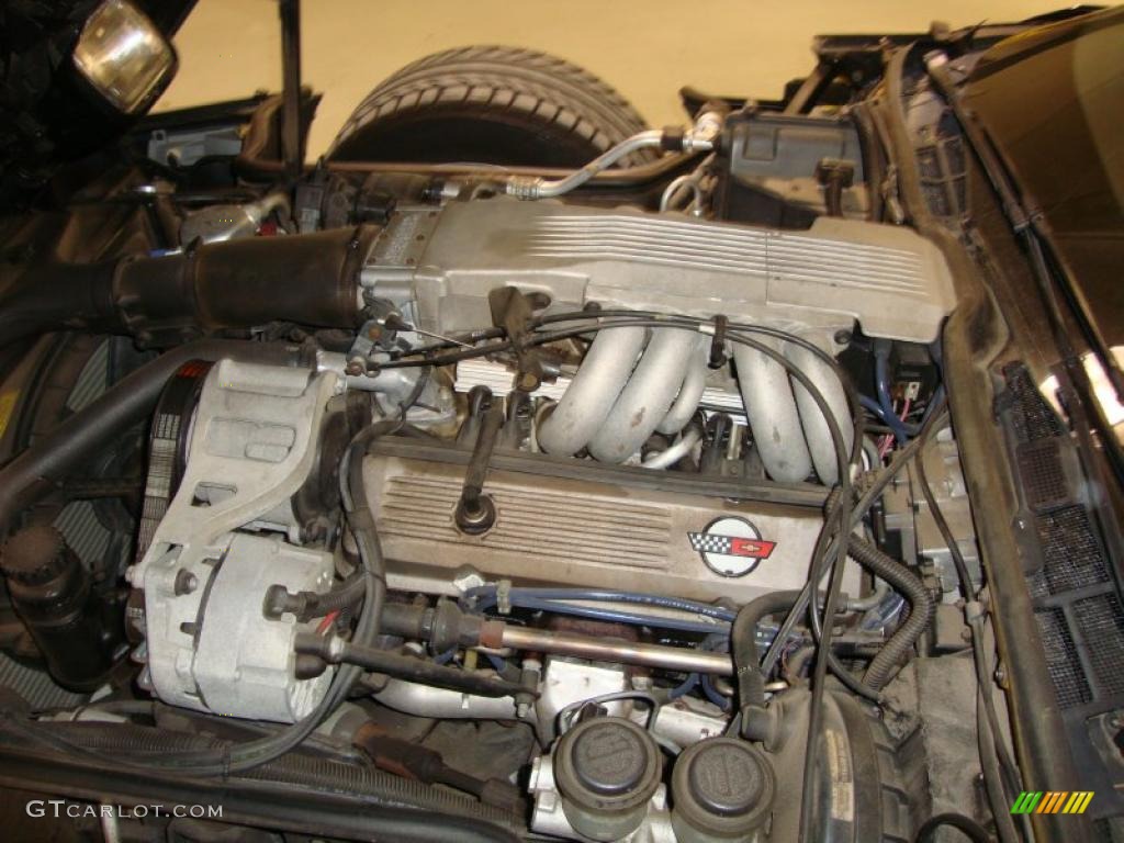 1985 Chevrolet Corvette Coupe 5.7 Liter OHV 16-Valve L98 V8 Engine Photo #43625632