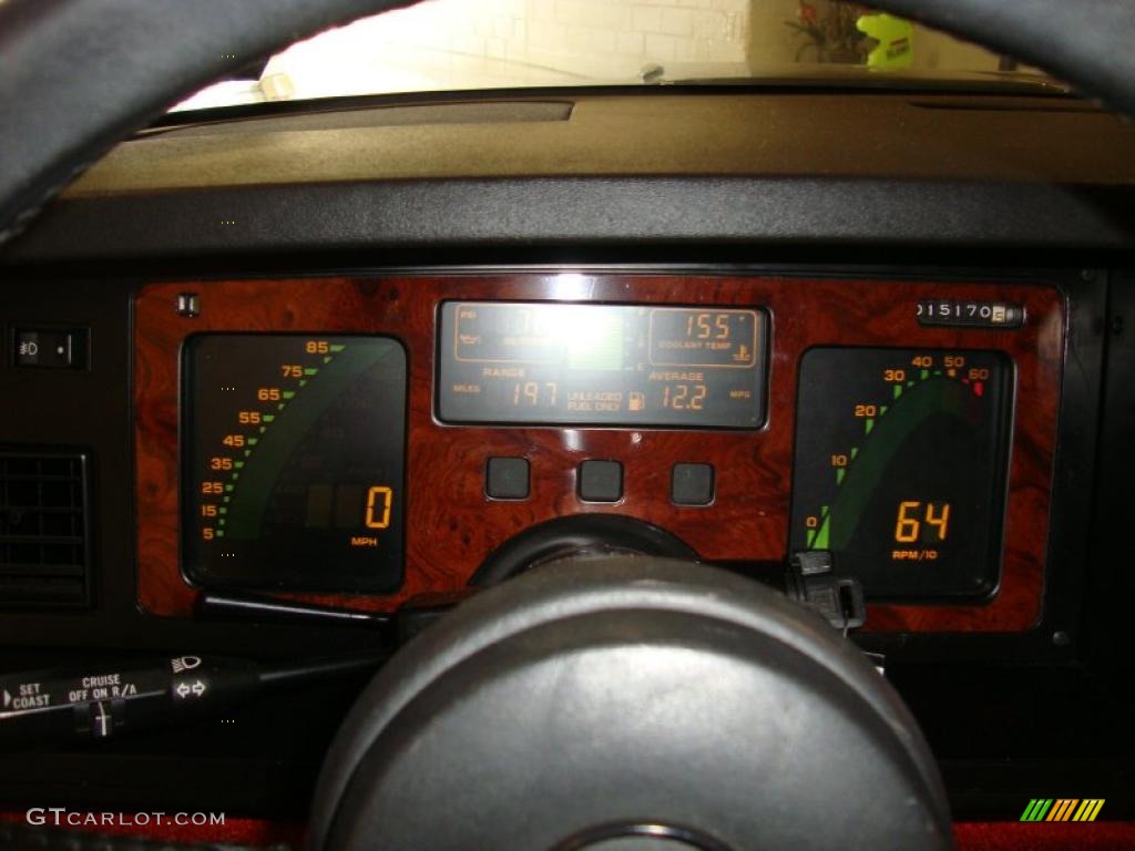 1985 Chevrolet Corvette Coupe Gauges Photo #43625724