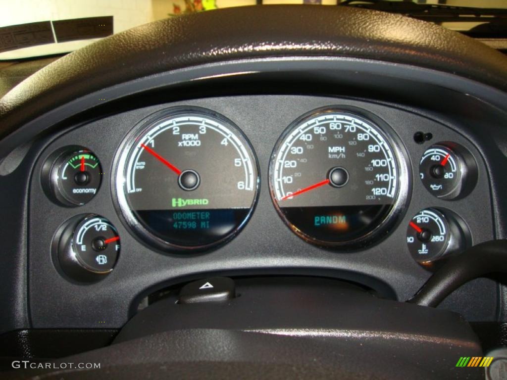 2008 Chevrolet Tahoe Hybrid 4x4 Gauges Photo #43626126