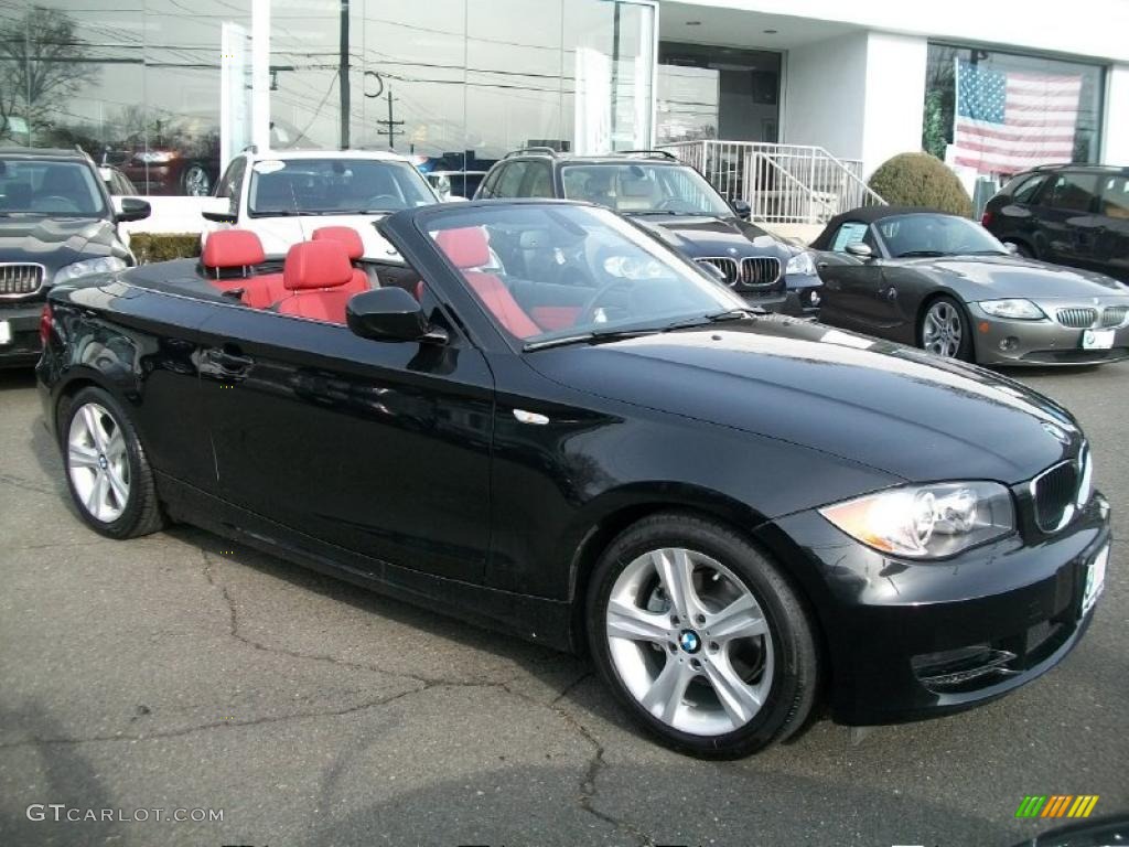 Jet Black 2010 BMW 1 Series 128i Convertible Exterior Photo #43627973