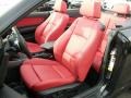 Coral Red Boston Leather Interior Photo for 2010 BMW 1 Series #43628094