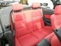 Coral Red Boston Leather 2010 BMW 1 Series 128i Convertible Interior Color