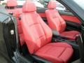 Coral Red Boston Leather Interior Photo for 2010 BMW 1 Series #43628284