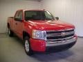 2008 Victory Red Chevrolet Silverado 1500 LT Extended Cab  photo #1