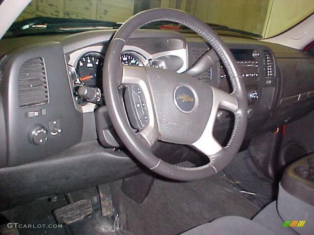 2008 Silverado 1500 LT Extended Cab - Victory Red / Ebony photo #8