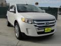White Platinum Tri-Coat 2011 Ford Edge Limited Exterior