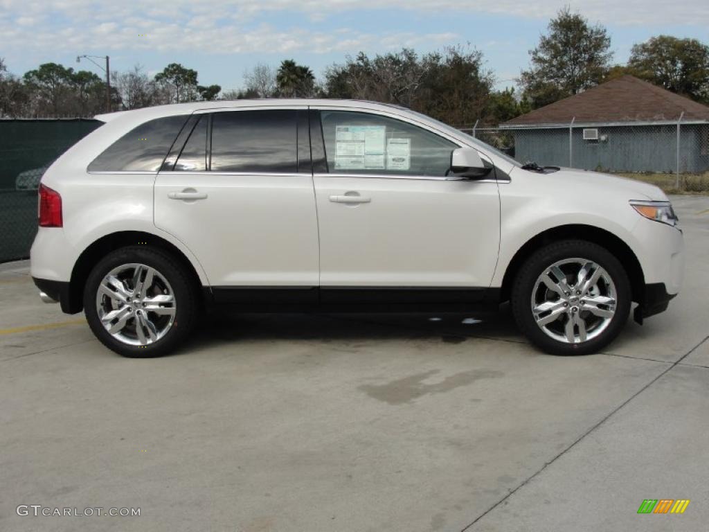White Platinum Tri-Coat 2011 Ford Edge Limited Exterior Photo #43631324