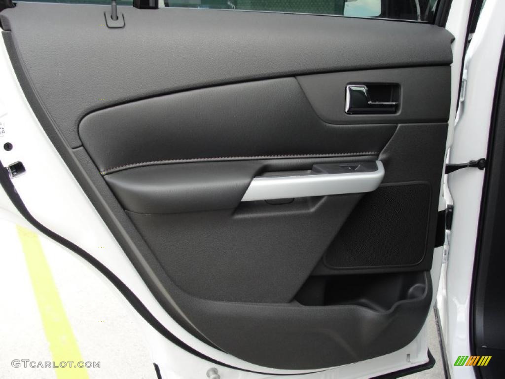 2011 Ford Edge Limited Charcoal Black Door Panel Photo #43631572