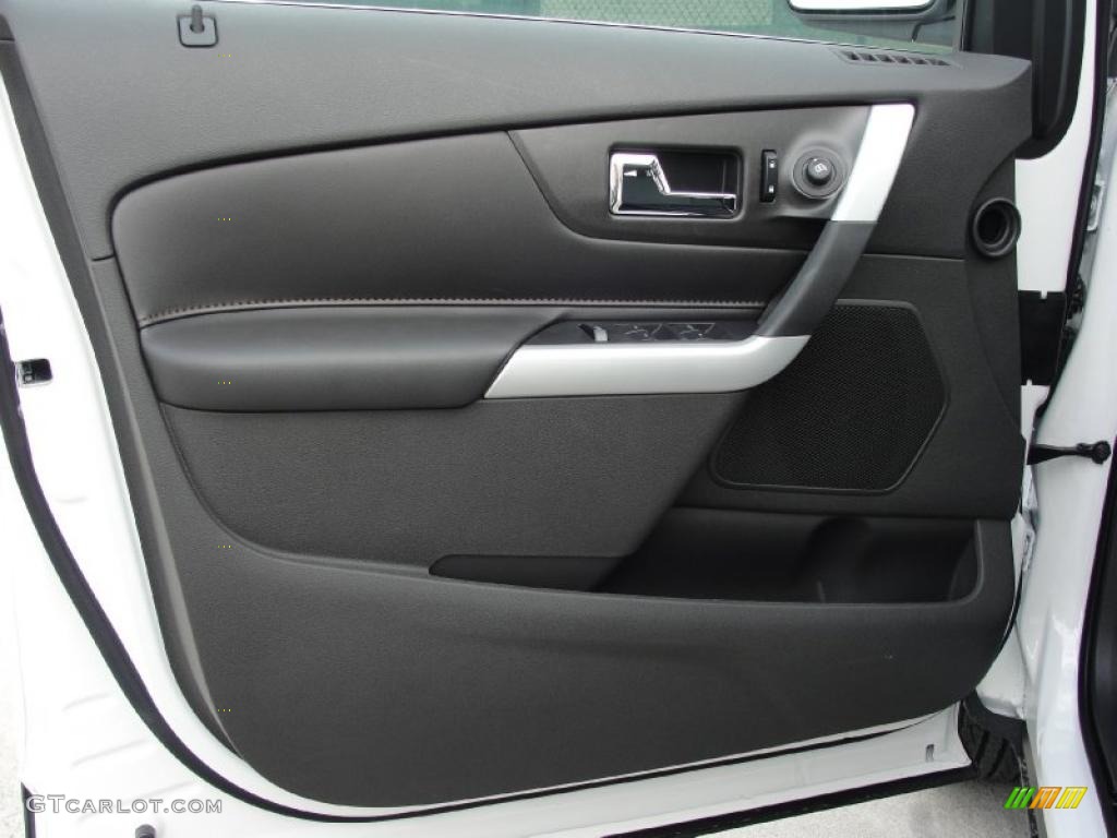 2011 Ford Edge Limited Charcoal Black Door Panel Photo #43631592