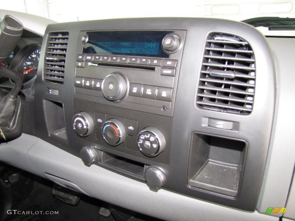 2008 Silverado 1500 Work Truck Regular Cab - Black / Dark Titanium photo #14