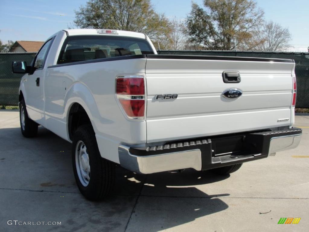 2011 F150 XL Regular Cab - Oxford White / Steel Gray photo #5