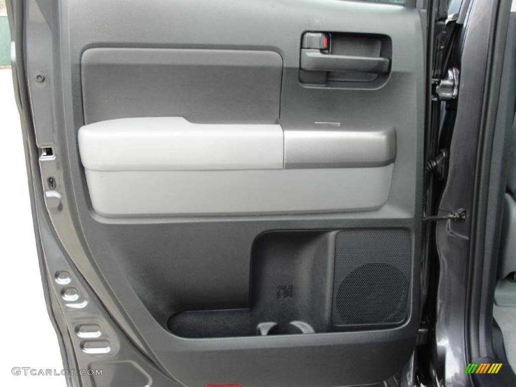 2011 Toyota Tundra Texas Edition Double Cab Graphite Gray Door Panel Photo #43637272