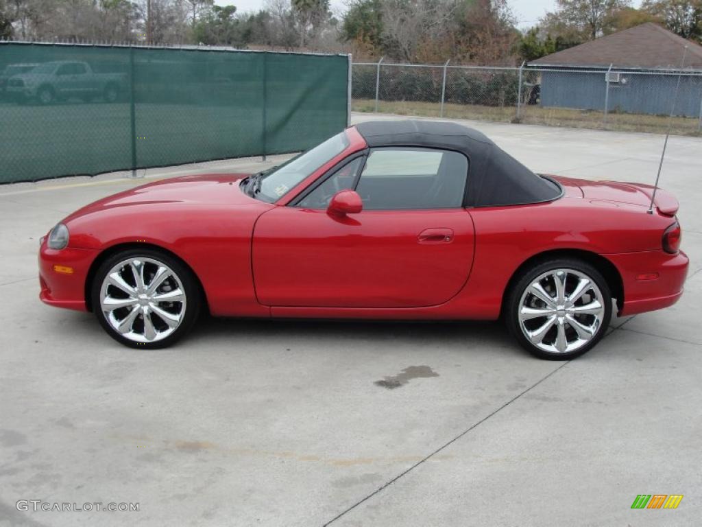 Classic Red 2005 Mazda MX-5 Miata MAZDASPEED Roadster Exterior Photo #43637856