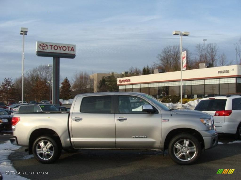 2008 Tundra Limited CrewMax 4x4 - Silver Sky Metallic / Graphite Gray photo #1