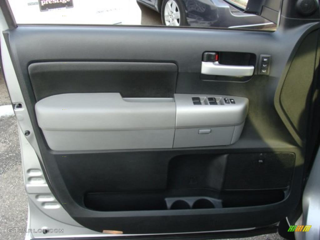 2008 Toyota Tundra Limited CrewMax 4x4 Graphite Gray Door Panel Photo #43641256