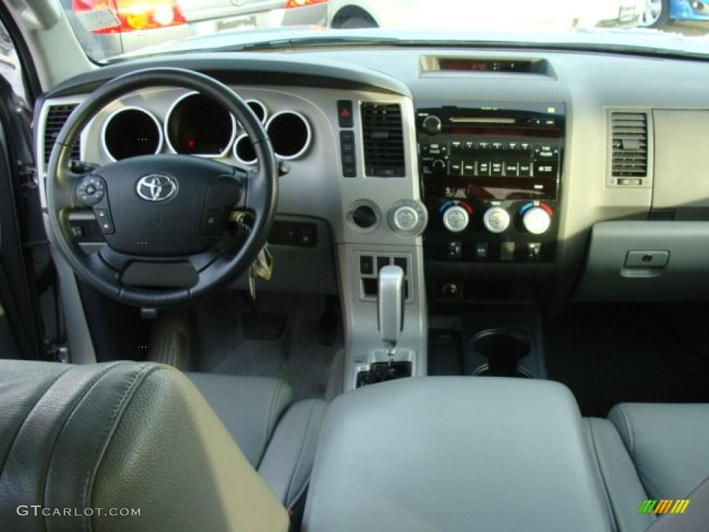 2008 Toyota Tundra Limited CrewMax 4x4 Graphite Gray Dashboard Photo #43641280