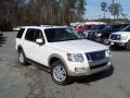 2010 White Suede Ford Explorer Eddie Bauer  photo #3