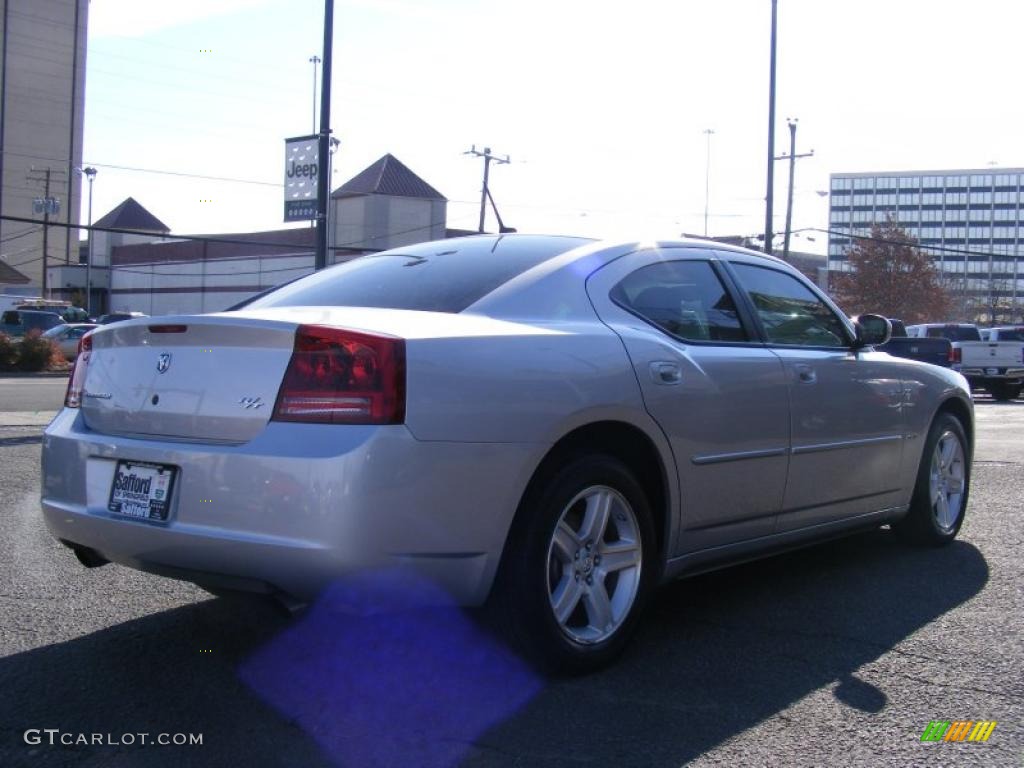 2008 Charger R/T - Bright Silver Metallic / Dark Slate Gray photo #5