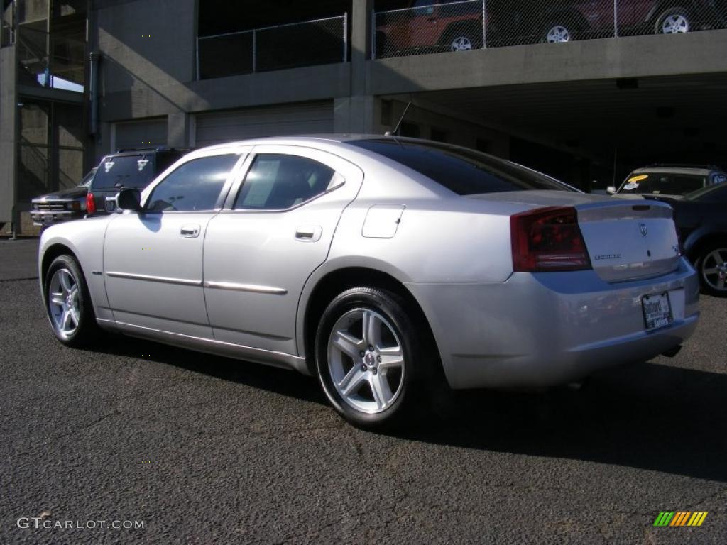 2008 Charger R/T - Bright Silver Metallic / Dark Slate Gray photo #7